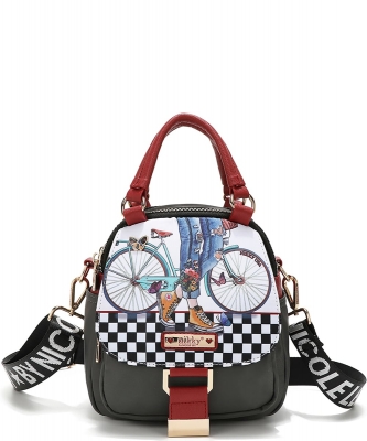 Nikky By Nicole lee Convertible Handbag/Backpack NK12712N STEP BY STEP